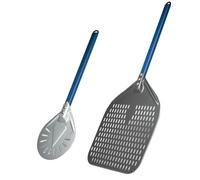 UDHSNJZG Pelle Pizza Pelle à pizza 14/13/12 pouces avec spatule 7/8/9, manche bleu, outils for(12inch7inch)