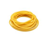 UDHSNJZG Tuyau Silicone Tuyaux en Caoutchouc Latex 1M, Lance-Pierre à Haute résilience, Application d'équipement de Laboratoire Fitness(Yellow,ID 3mm x OD 5mm)