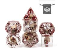 UDIXI D&D Lot de 7 dés polyédriques D&D - Jeu de dés DND pour Halloween - Donjons et Dragons, MTG et Autres Jeux de Table, D et D