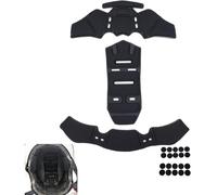 UDJCHK Doublure de Casque Moto pour Answer Evolve 2.0 Poly 2021-2025, Coussin Casque Moto Coussinets Casque, Rembourrage Intérieur de Rechange Doux Respirant Lavable,Black