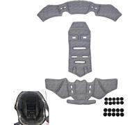 UDJCHK Doublure de Casque Moto pour Answer Evolve 2.0 Poly 2021-2025, Coussin Casque Moto Coussinets Casque, Rembourrage Intérieur de Rechange Doux Respirant Lavable,Grey