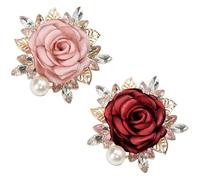 UDNFHL 2 Morceaux De Broche De Fleurs, Accessoires De Robe, Broche Élée, Accessoires De Vêtements pour Femmes, Accessoires Polyvalents Classiques.