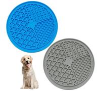 UDNFHL 2 Morceaux De Tapis De Léchage De Chiens, Fournitures pour Animaux De Compagnie, Outils d'alimentation pour Animaux De Compagnie Et Tapis d'alimentation Antidérapant.