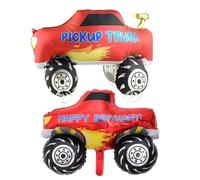 UDNFHL 2 Pièces Balloons De Films en Aluminium De Camions, Jouets Gonflables pour Enfants, Personnalité Créative, Accessoires De Fond, Décorations De Fête Amusantes.