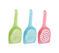 UDNFHL 3 Morceaux De Pelle De Litière pour Chats en Plastique, Fournitures De Nettoyage pour Animaux De Compagnie, Accessoires pour Animaux De Compagnie, Pelle De Litière De Chat Durable.