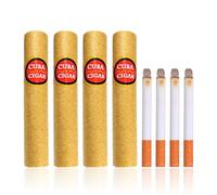 UDNFHL 4 Morceaux De Cigarettes Simulées Et 4 Morceaux De Cigares Simulés, des Jouets De Farce, des Jouets Drôles Créatifs, des Accessoires De Tournage.