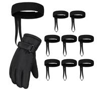 UDNFHL Ceinture Suspendue À S De Ski 8 Pièces, Rangement De S De Ski, Sangle Anti-Perdante, Accessoires Sportifs en Plein Air.