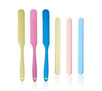 UDNFHL Spatule De 3 Pièces Et Tige D'Agitation De 3 Pièces, Accessoires De Bricolage Faits À La Main, Outils en Silicone Durable, Outils De Chute De Colle.
