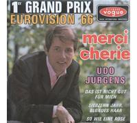 Udo JURGENS - Merci Cherie - 1er Grand Prix Eurovision 1966 - 4 Song EP