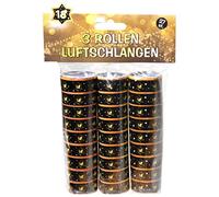 Schmidt Spiele Serpents-3 Rouleaux chacun 9 pièces doré-Nombre, Papier, Noir/Or, Zahl 18