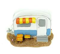 Udo Schmidt GmbH & Co. KG Tirelire en forme de caravane 14 cm, Multicolore, 9 x 14 x 11 cm