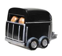 Udo Schmidt GmbH & Co. KG UDO Schmidt 89176 Tirelire en forme de cheval Noir 9 x 15 x 9 cm