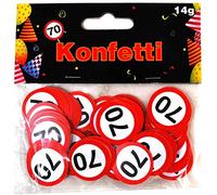 Udo Schmidt GmbH Drôle Décoration à Saupoudrer 70 " Motif Panneau de Signalisation Routière à 70. Anniversaire