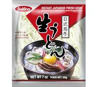 UDON FRAIS : Nouilles Japonaises Épaisses de Blé - Sukina 200g