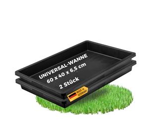 UDOPEA Saatschale Manna Bac à Plantes Professionnel 60 x 40 x 6,5 cm Bac de Serre Stable sans Trous de Sol étanche pour Plantes, Culture et Jardin (2)