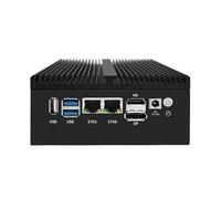 UDPTCP Micro Firewall Appliance | 2 LAN i226-V 2.5 Go | Mini PC sans ventilateur N100 Quad Core | DDR5 1 M.2 | Routeur AES-NI Barebone PC VPN | HDMI DP | 2 x 10G SFP | 8 Go RAM 128