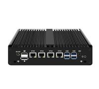 UDPTCP Micro Firewall Appliance I3-7100U Mini PC sans ventilateur DDR4 HD DP Dual Display Industrial PC 4 I211-LAN USB3.0 6 COM WiFi Firewall Router PC AES-NI 8GB RAM 128GB SSD