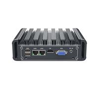 UDPTCP Micro Firewall Appliance, PC industriel, VPN, Routeur PC, Mini PC sans ventilateur I7-5500U, Dual LAN 1000 Mbps, VGA, HDMI, COM, USB, compatible WiFi bi-bande pour les entreprises