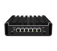 UDPTCP Micro Firewall Appliance, VPN, Routeur PC, Mini PC sans ventilateur 6405U, 6 x 1000 MbE I211-V, DDR4, HDMI, COM, 4 x USB3.0, 16 Go RAM, 512 Go SSD