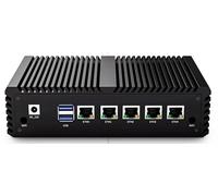 UDPTCP Micro Firewall Appliance, VPN, Routeur PC, N5105 (POE), 5X I225-V, DDR4, VGA, USB, 2 COM, mini ordinateur PC compatible WiFi bi-bande pour entreprise industrielle, 8 Go de RAM