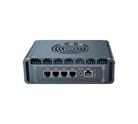 UDPTCP Micro pare-feu, 4 ports LAN i226-V 2,5 Gbe, mini PC sans ventilateur Intel Core i3-1215U SIX Core, 2 x DDR4 1 x M.2 Support AES-NI Barebone Routeur PC VPN, HDMI DP USB 3.0, sans RAM, sans SSD