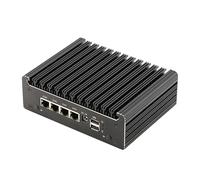 UDPTCP Micro pare-feu, mini PC N6005, mini ordinateur LAN I226 2,5 G, prend en charge 2 x DDR4 M.2 Nvme, Type-C, USB 3.2, emplacement pour carte SIM, double écran HDMI 4K @ 60 Hz, serveur domestique