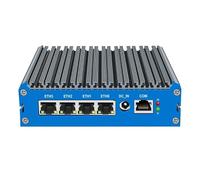 UDPTCP Mini PC J4125 sans ventilateur avec DDR4 M.2 Nvme 4 i226 2.5G LAN, 2 USB2.0, 2 USB3.0, HDMI, DP, fente pour carte SIM, mini ordinateur compatible WiFi double bande pour entreprise