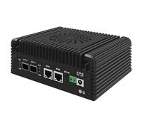 UDPTCP Mini PC N150 Barebone, Firewall Hardware Inte l82599ES 2 x 10 GbE SFP+, 2 x i226 V 2,5 GbE LAN, DDR5 2 x M.2 NVMe, WiFi6/WiFi7, Micro Routeur Appliance Support Home Office OPNsense AES-NI
