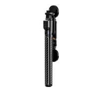 UDSKNV[KSL 1.8M Prolongeable Live Tripod Selfie Stick Support LED Ring Dual Light Mirror Stand Phone Mount pour L'Enregistrement Vidéo de Téléphone Portable Noir