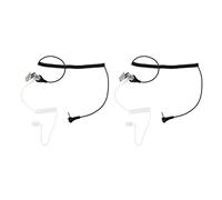 UDSKNV[KSL 2X 1 Broche 2,5 mm Tube Acoustique Cache Ecouteur Ecouteur pour Radios 2 Voies pour L'