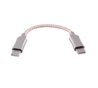 UDSKNV[KSL Câble D'Amplificateur de Décodage Portable Câble OTG Type-C vers Type-C Câble D'Enregistrement USB C pour Casque HiFi Adaptateur OTG