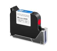 UDXZAIJQ Cartouche d'encre à Jet d'encre TIJ 25,4 mm, Noire, Rouge, Jaune, Bleue, Verte, à séchage Rapide, résistante à l'eau, à solvant(1PC-Red-25.4)