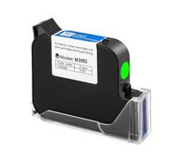 UDXZAIJQ Cartouche d'encre à Jet d'encre TIJ 25,4 mm, Noire, Rouge, Jaune, Bleue, Verte, à séchage Rapide, résistante à l'eau, à solvant(1PC-Green-25.4)