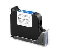 UDXZAIJQ Cartouche d'encre à Jet d'encre TIJ 25,4 mm, Noire, Rouge, Jaune, Bleue, Verte, à séchage Rapide, résistante à l'eau, à solvant(1PC-Black-25.4)