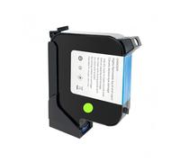 UDXZAIJQ Cartouche d'encre Noire à solvant for imprimante à Jet d'encre Portable 25,4 mm, 65 ML, à séchage Rapide, for imprimantes Non cryptées(25.4mm Green Ink)