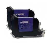 UDXZAIJQ Cartouche d'encre solvant permanente à séchage Rapide 5S Niveau B Compatible JS12/ JS10/2588/2580 for imprimantes à Jet d'encre Portables 12,7 mm(1 Green)