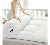 UE-MAOLU Matelas Futon De Sol Japonais, Matelas Tatami Épais Japonais, Matelas Pliable Enroulable, Matelas De Lit De Massage Thaïlandais, Matelas De Couchage pour Sol F,180x200cm(71 * 79in)