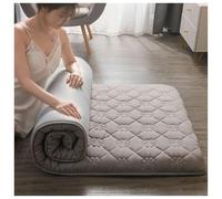 UE-MAOLU Matelas Futon, Matelas De Sol Japonais Portable, Tatami Pliable, Matelas Enroulable, Doux Et Moelleux, Matelas De Lit Pliable, Matelas De Camping (Gray,90x200cm)