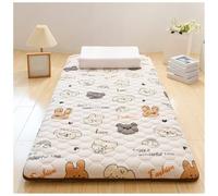 UE-MAOLU Matelas Japonais, Tatami Japonais Respirant, Coussin De Couchage Au Sol, Rembourrage en Coton, Simple, Double, Pliable, Matelas De Couchage Portable pour Lit D'invité, Canapé (C,80 * 190cm)