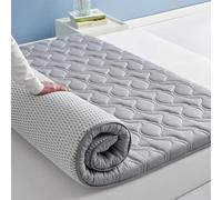 UE-MAOLU Matelas Pliable Japonais, Futon Doux Et Agréable pour La Peau, Matelas De Massage Portable, Antidérapant Et Respirant, Matelas De Camping pour Les Voyages D'agrément (Black,150x200cm)