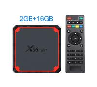 Ue Plug - 2G16G - Boîtier TV X96 Mini Plus, Android 9.0, Amlogic S905W4 Quad Core, 1080P/4K, lecteur multimédia avec Wifi double bande, Youtube et Google Voice