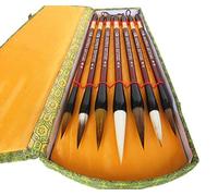 UE STORE Lot de 7 pinceaux Kanji pour calligraphie chinoise