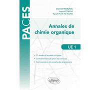 UE1 - Annales de chimie organique - Damien Marchal - Ellipses - broché - Scolaire / Universitaire