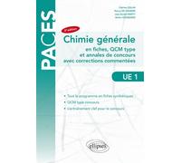 UE1- Chimie Générale - en fiches, QCM type et annales de concours avec corrections commentées - 3e édition En fiches et en QCM - Fabrice Collin - Ellipses - broché - Papeterie
