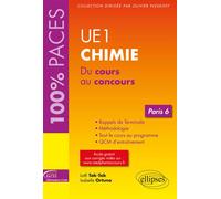 UE1 - Chimie (Paris 6) - Lotfi Tak-Tak - Ellipses - broché - Scolaire / Universitaire