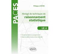 UE4 - Abrégé de techniques de raisonnement statistique - Philippe d’Athis - Ellipses - broché - Scolaire / Universitaire