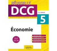 UE5 - Économie UE5 - Guy Godard - Ellipses - broché - Scolaire / Universitaire
