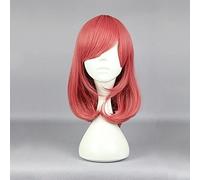 Uearlid Cosplay Wig Anime Love Live School Idol Projet Cosplay Perruque Maki Nishikino Cosplay Perruques résistant à la Chaleur synthétique Halloween Carnaval fête
