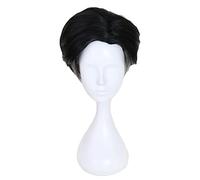 Uearlid Cosplay Wig Anime Yuri sur Glace Otabek Altin Perruque Courte Costume Cosplay Hommes Femmes Cheveux synthétiques résistants à la Chaleur