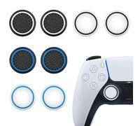 UEAVOID 4 Paires de Capuchons de Joystick en Silicone pour Manette de Jeu PS5 / PS4 / PS3 / PS2 / Xbox 360 / Xbox One, Besseren Grip und Schutz der Sticks, Quatre Couleurs, Deux chacune